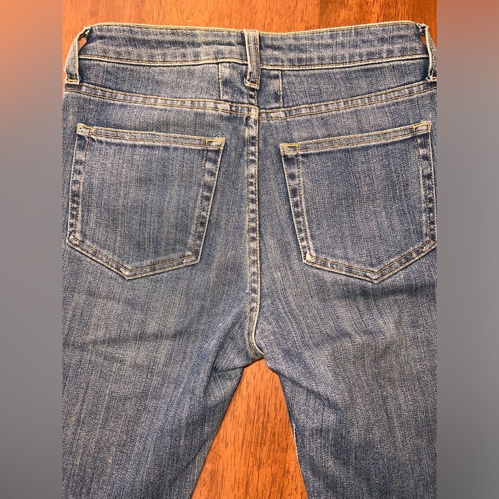 Saint Laurent Paris D05 Skinny Jeans Blue Denim Ankle Zip Italy Women 27 Stretch - Picture 10 of 14